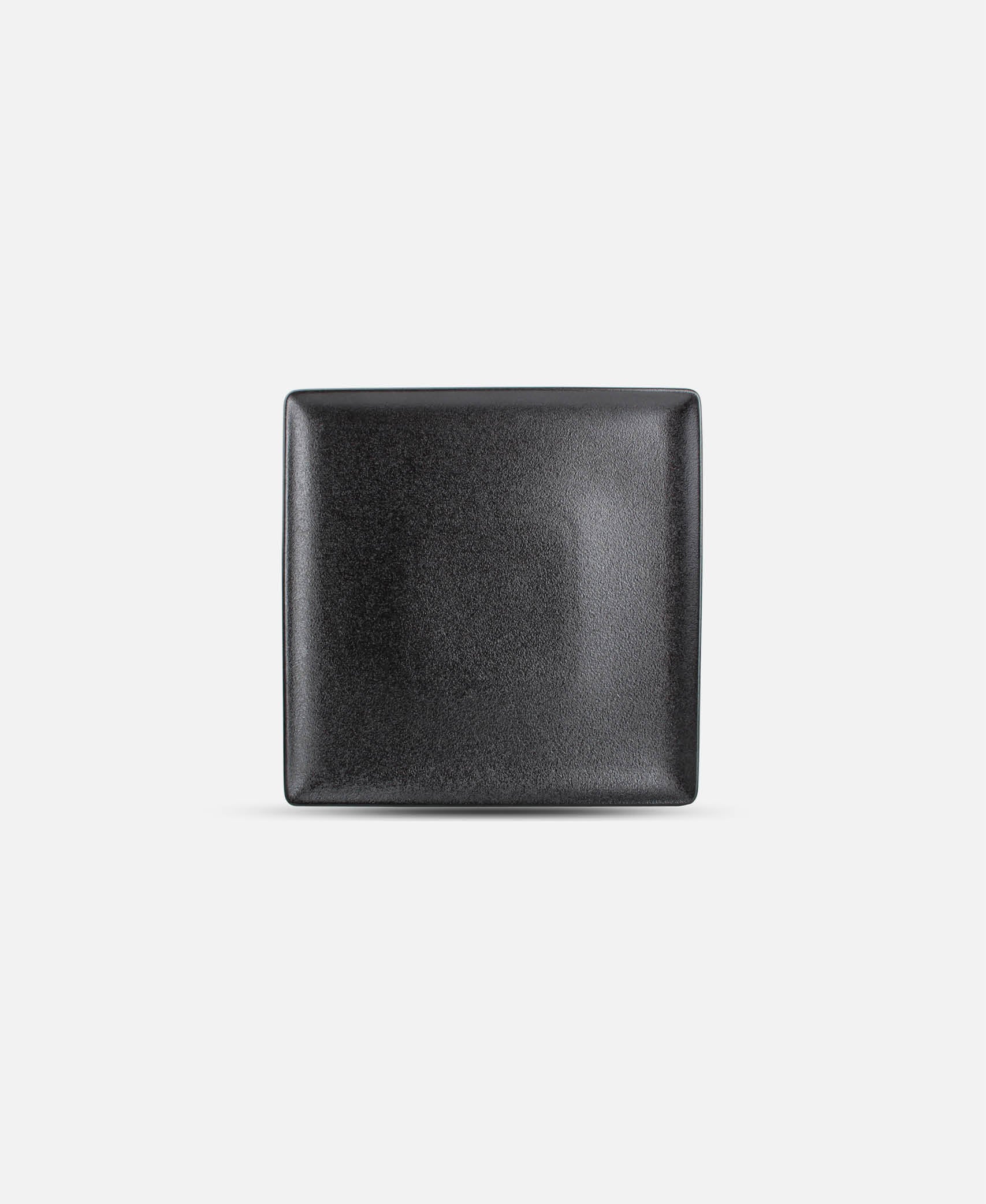 Plato Cuadrado Black Dusk - Negro 26 x 26 cm