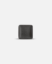 Plato Cuadrado pequeño Black Dusk - Negro 10 x 10 cm