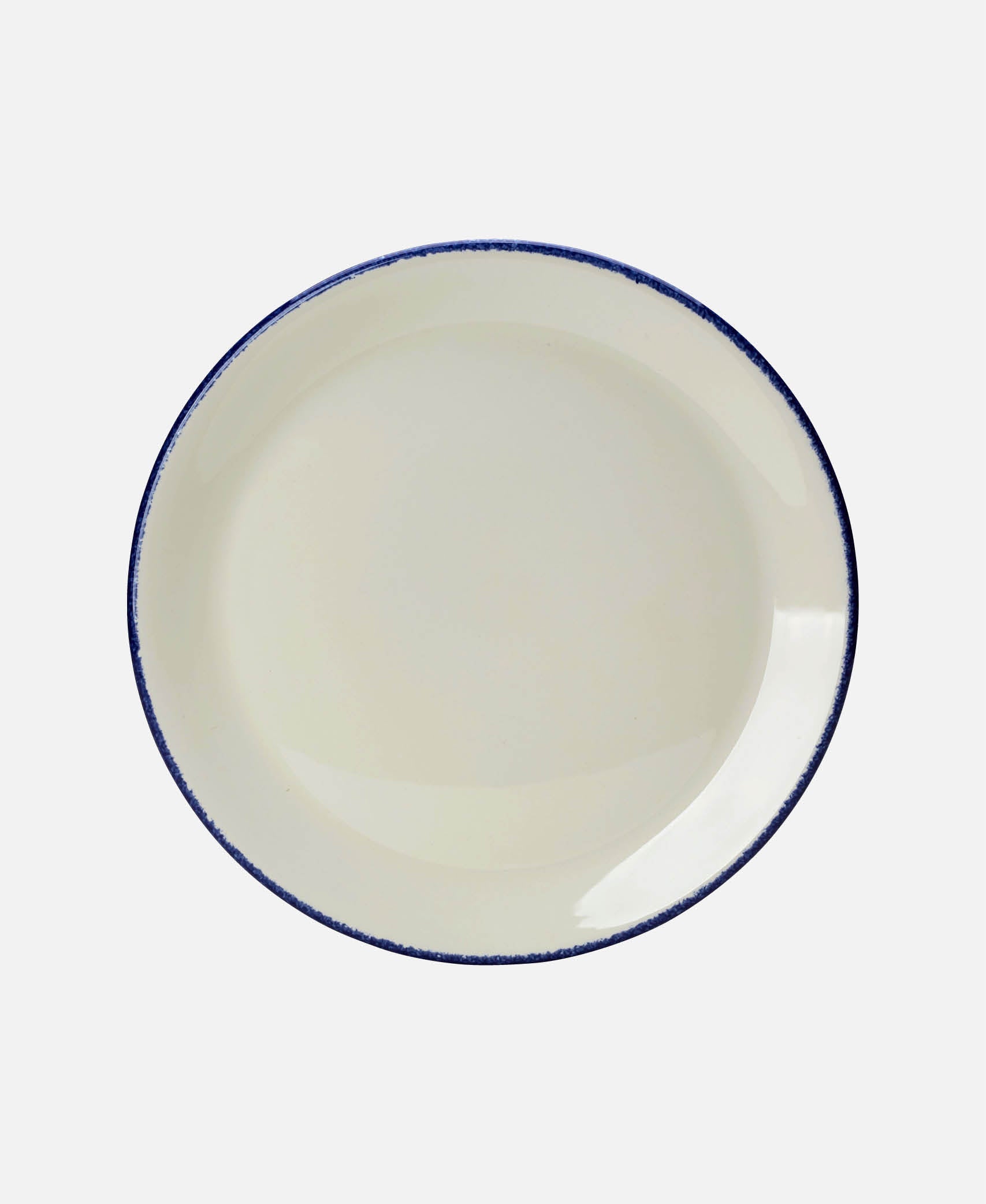 Plato Coupé Blue Dapple - Blanco