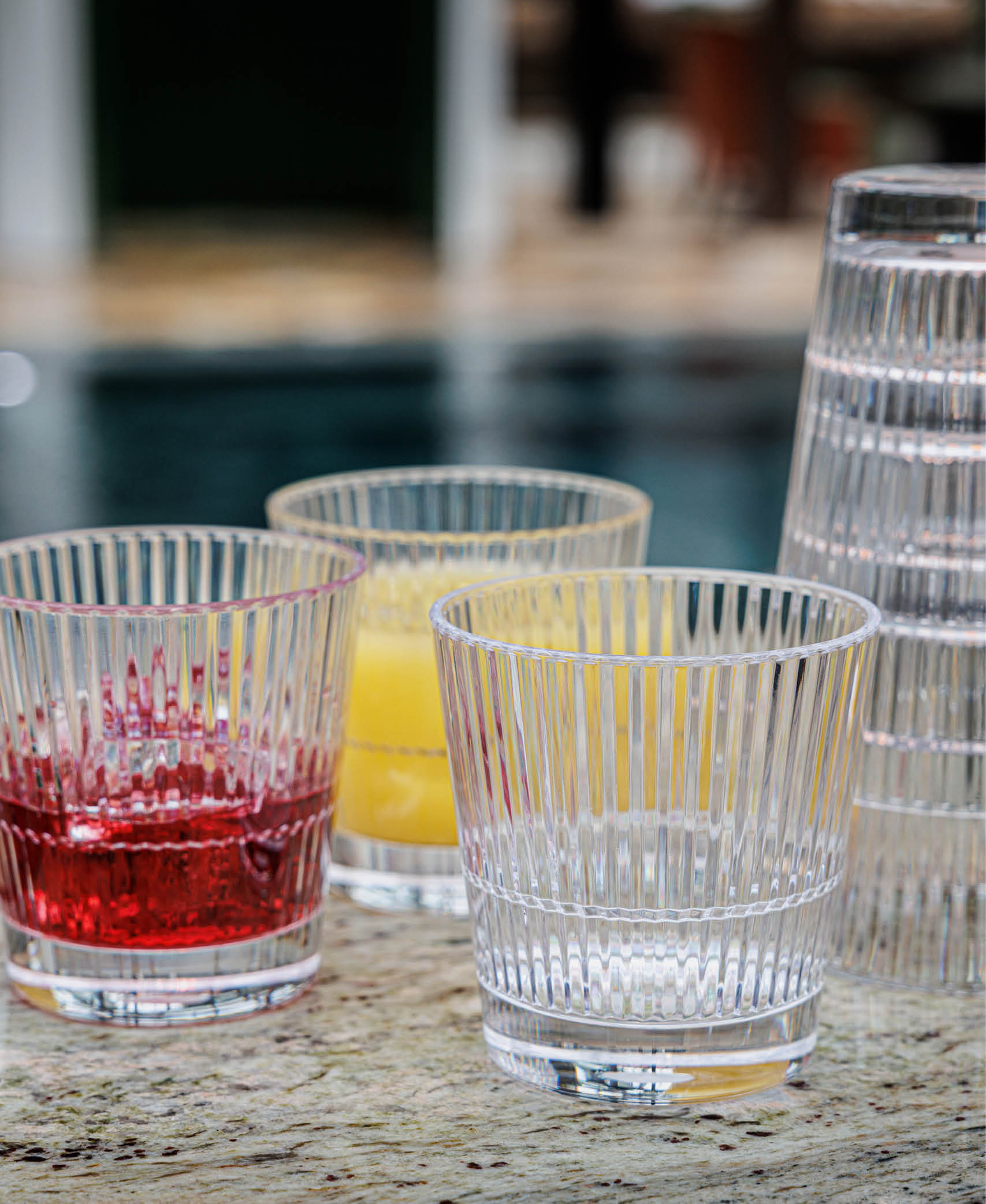 Vaso Stripe - Transparente